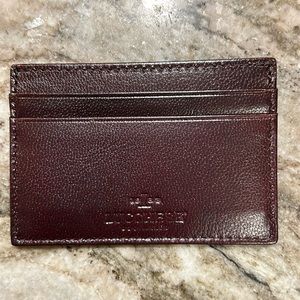 Lucchese card holder- black cherry